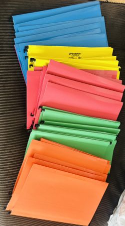 40 PCS Pendaflex Hanging File Folders – Assorted Colors