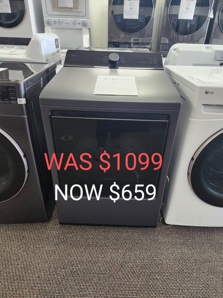 7.3 Cu. Ft. Vented Smart Electric Dryer In Matte Black With Easy Load Dryer