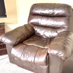 Genuine Leather Recliner