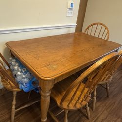 Dining Table With 4 Chairs