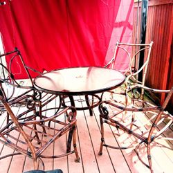 Patio  Round Table Set, Seprate Or All, Bohemia Pick Up