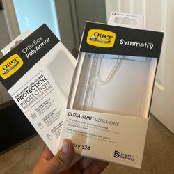 S24 Otter Box Case & Screen Protector 