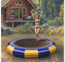 Inflatable Water Trampoline Float