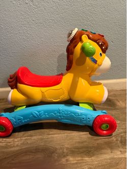 Rideable horse toy