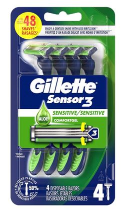 Gillette Sensor3 Sensitive Disposable Razors