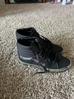 Vans Sk8 Hi Black Camo Men’s 11 New