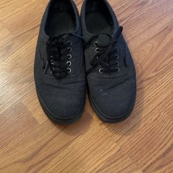Men’s Black Vans 10.5   $35 
