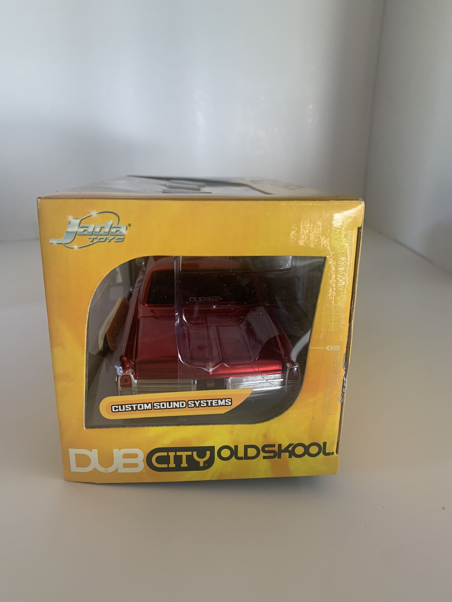 1963 Cadillac Red Jada Dub City Old Skool 1:24 Scale Die Cast NEW