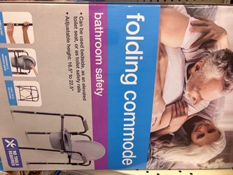 Folding Safety Bathroom Commode