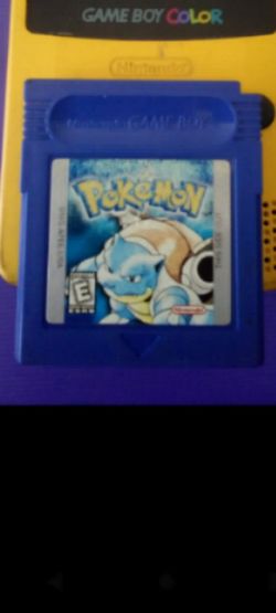 Pokemon blue Gameboy game