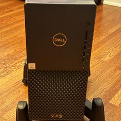 Dell PC and 2 Samsung curved Monitors