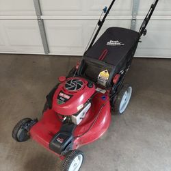 Craftsman Gold Self Propelled High Wheel Lawnmower With Bagger Lawn Mower 