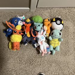 Plush/Stuffed Animals--Mario, Pokemon, NFL