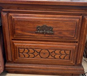Solid wood dresser