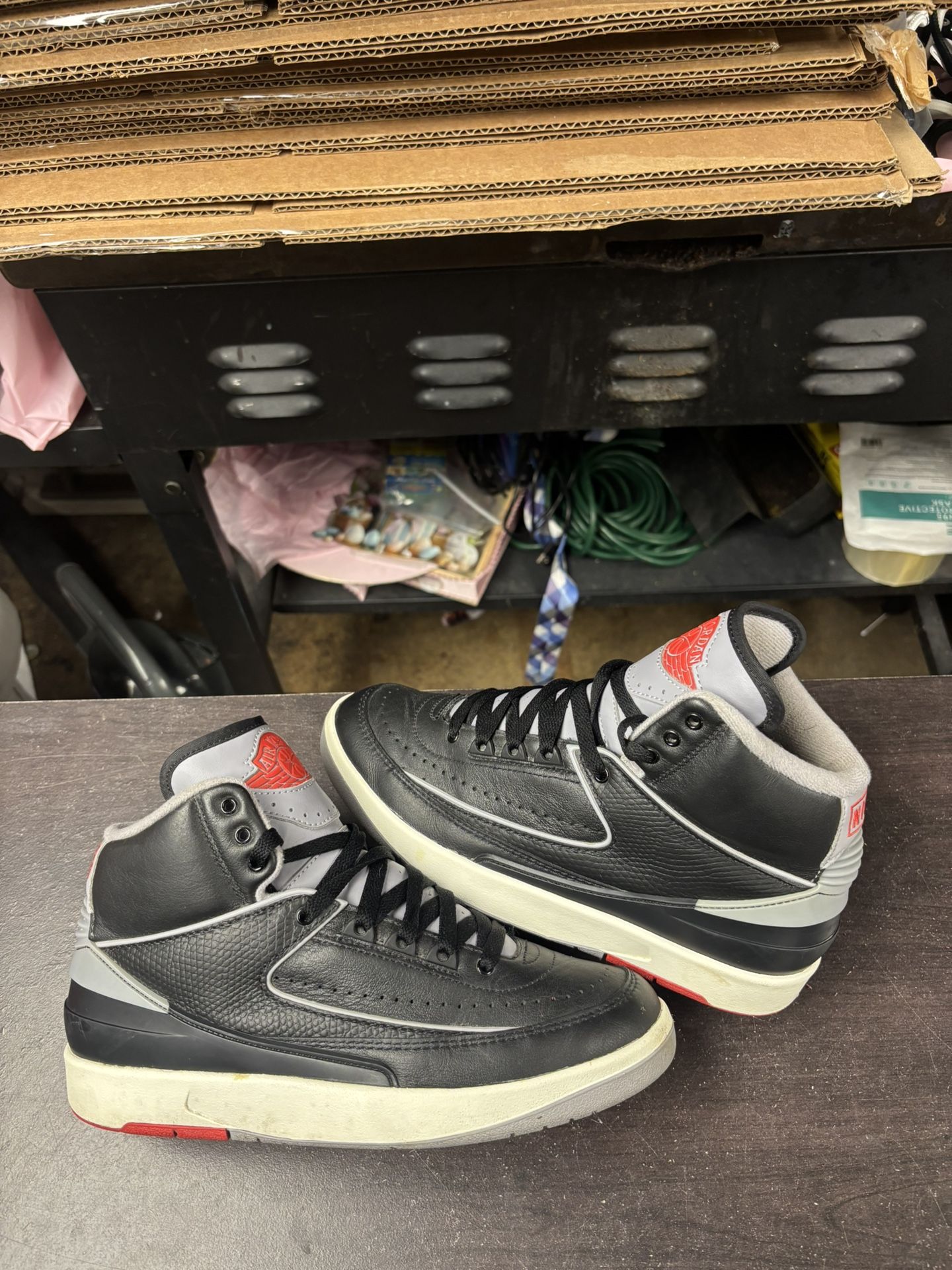 Air Jordan 2 Black Cement Gs
