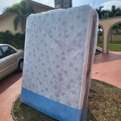 NEW QUEEN PILLOW TOP MATTRESS AND BOX SPRING -- Also Available In All Sizes.
