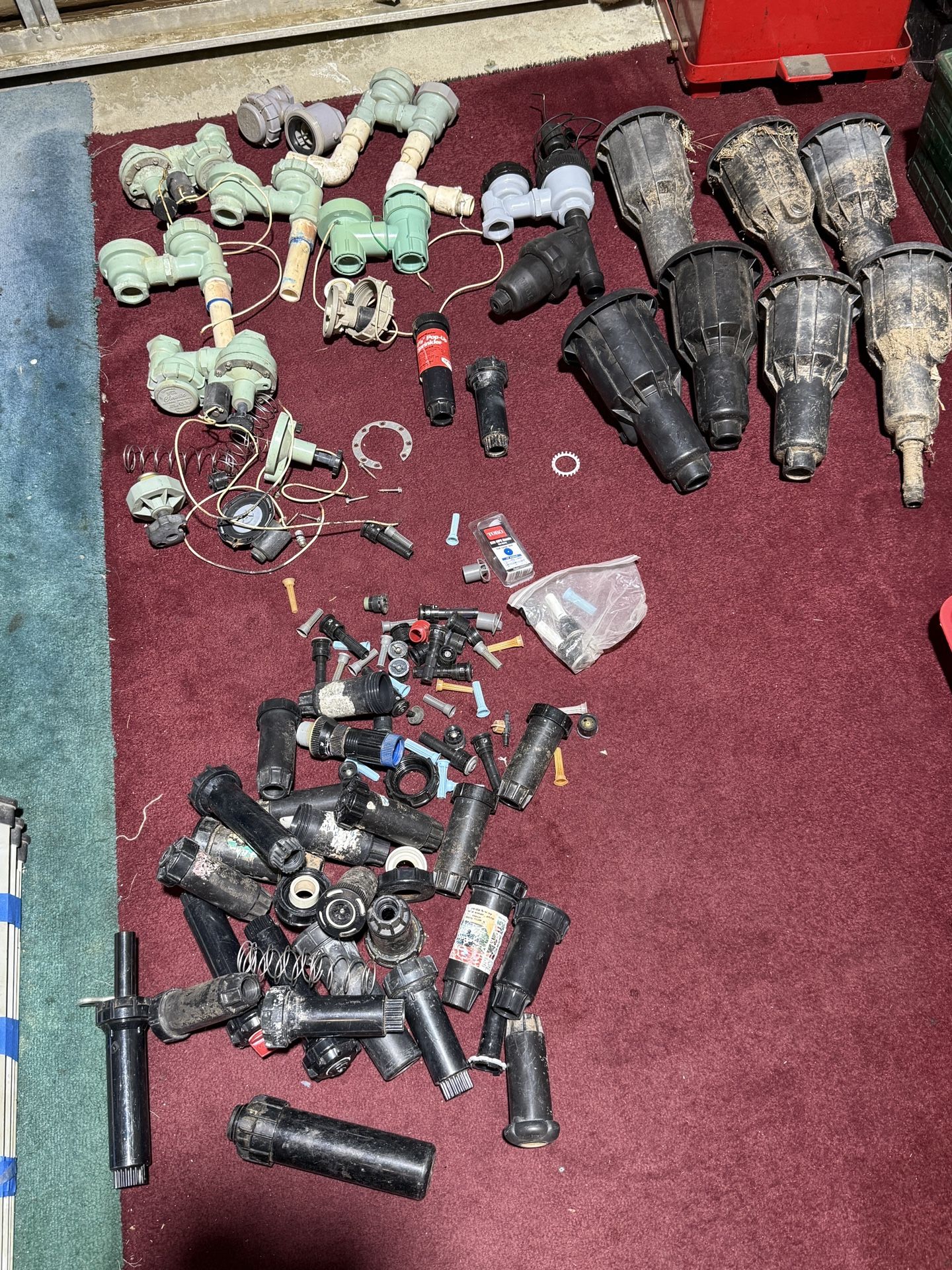 Various Sprinklers And Parts