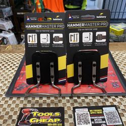 HOLSTERY HAMMER MASTER PRO CLIP ON HAMMER HOLDER $39 EACH