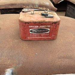 Vintage boat gas tank