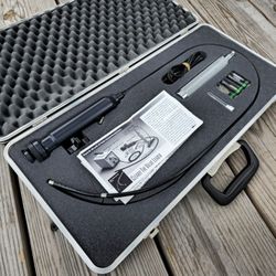 Borescope Flexible Borescope w Channel Kit Telescopic Inspection Camera Blue Point Tools #BK 201