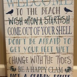 Beach Themed Wall Hanging