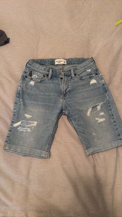 Abercrombie Kids Distressed Denim Shorts