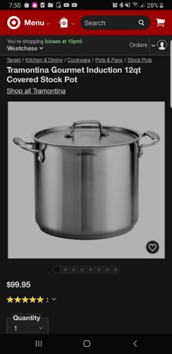 Tramontina 12qt stock pot