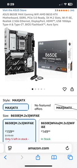 ASUS B650E MAX GAMING WIFI SEALED