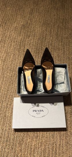 Authentic Prada black heel