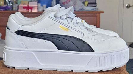 Puma White Platform Sneakers