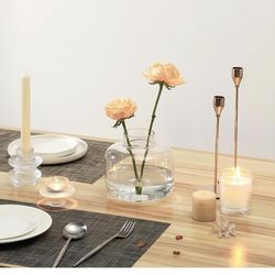 12 Glass vases flower vase bud vase Wedding decor party decor