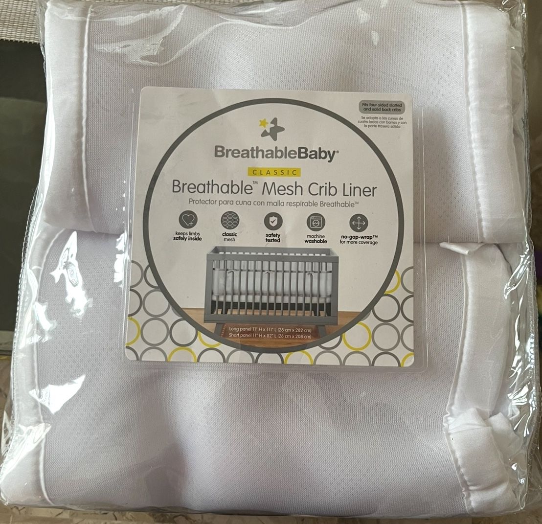 Breathable Baby Crib Liner