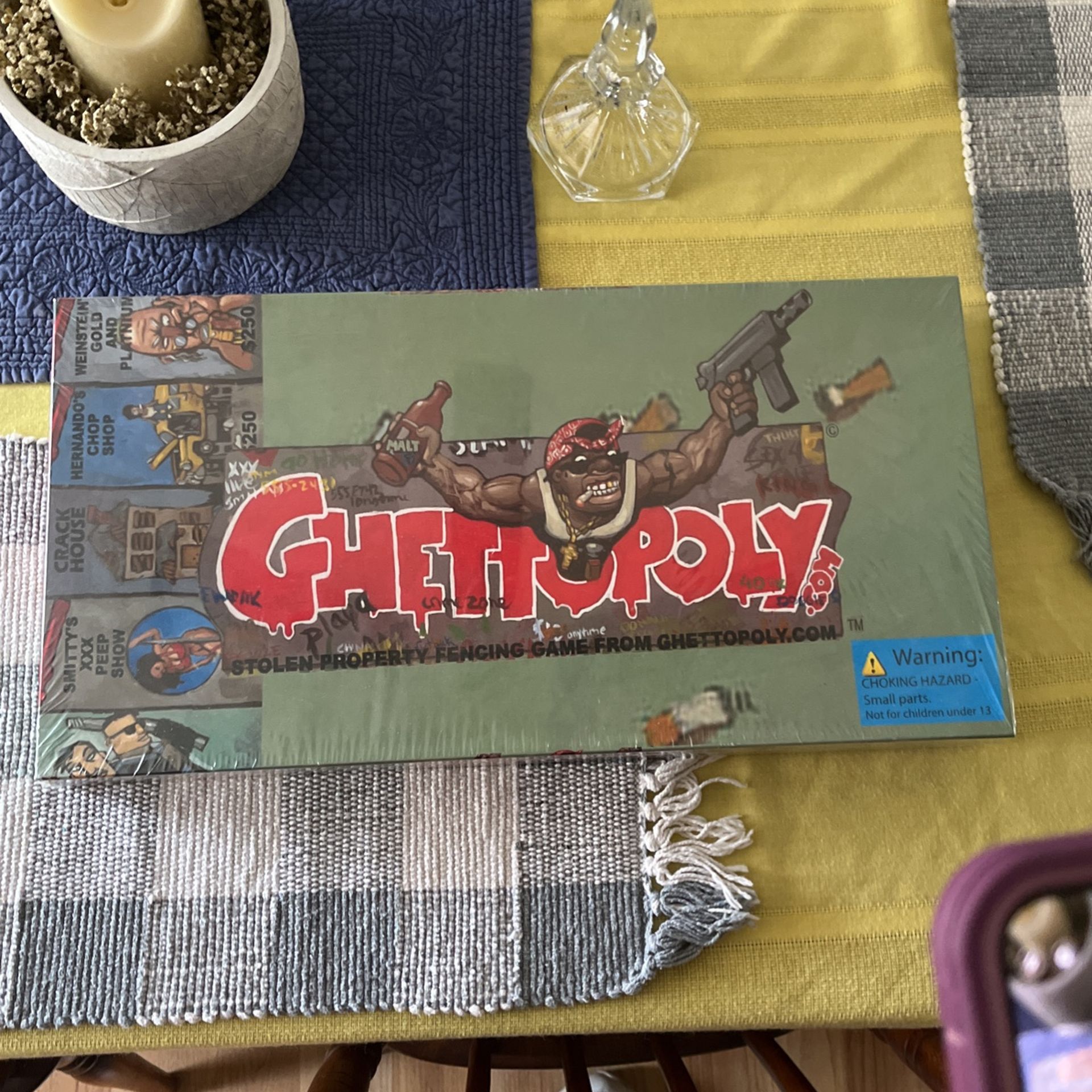 GHETTOPOLY MONOPOLY BOARD GAME NEW