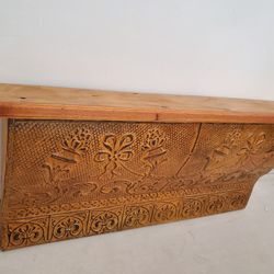 Vintage Ceiling Tile Shelf