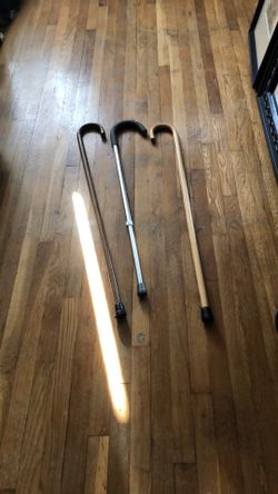 Walking Canes $4 Ea Or Take All 3 $10