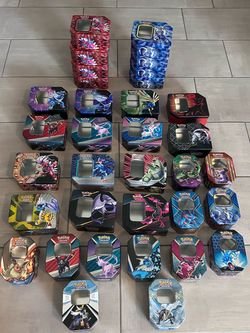 Pokémon TCG Tin Collection – Lot of 30+ EMPTY