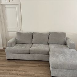 
Bonaterra 97" Grey Fabric Sofa 
