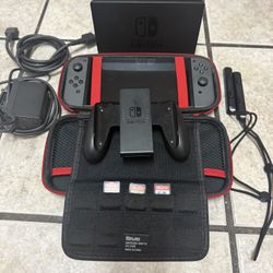 Nintendo Switch With Games 