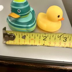 Set of Two Small Rubber Ducks