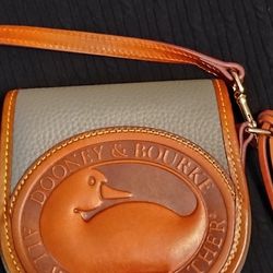 All Weather Leather Dooney Crossbody Nwt 