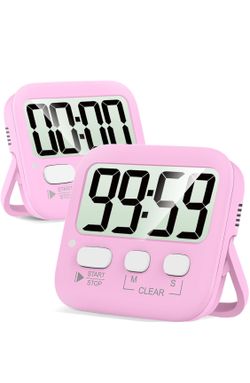 (12) NEW Digital Timers. Magnetic,  Countdown Kitchen Timers for Cooking, Egg, Classroom, Teacher, Exercise, Study, Oven - Battery Included
