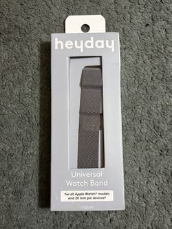 Silver Apple Watch band