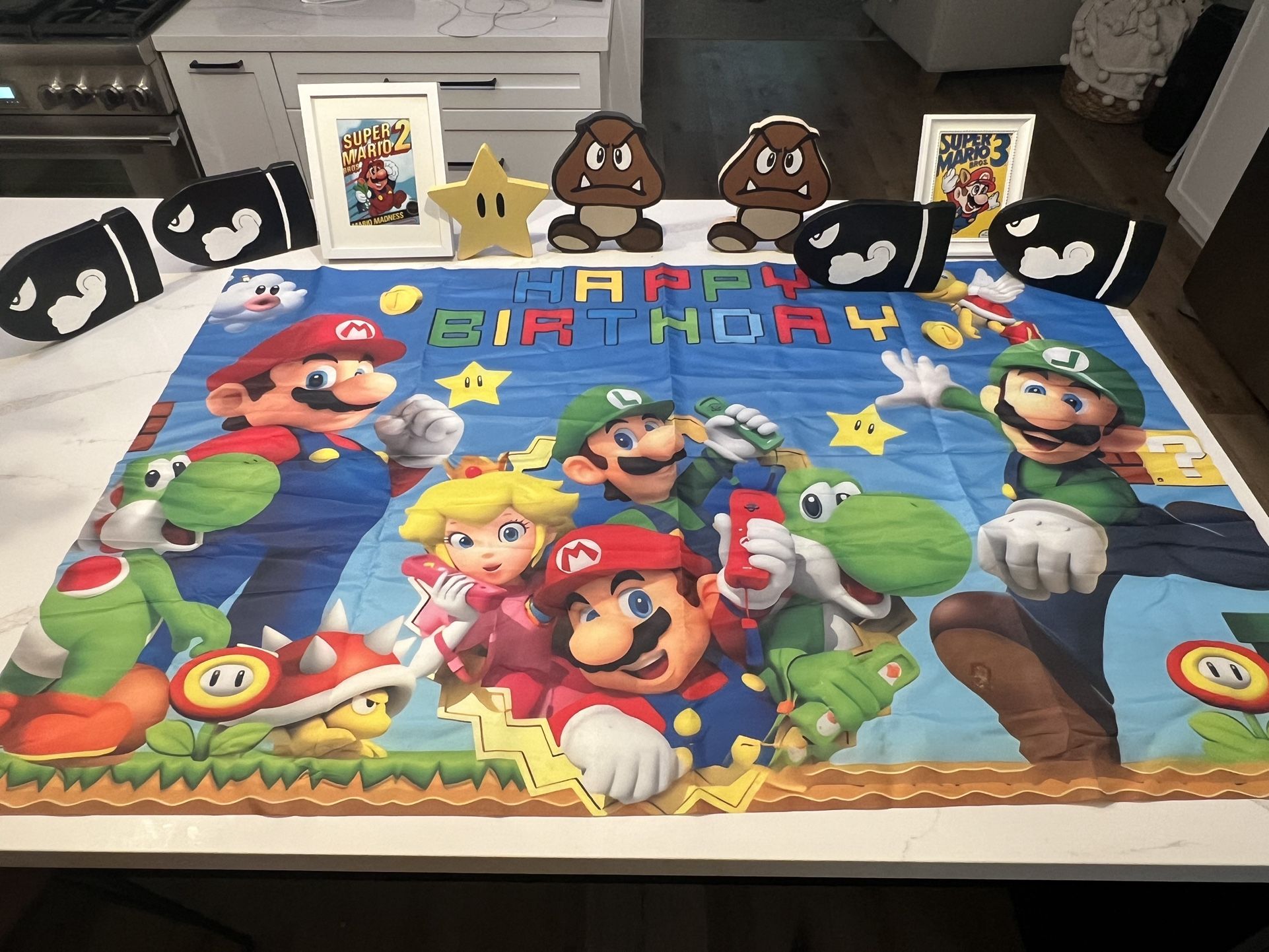Super Mario Bros Birthday Decorations