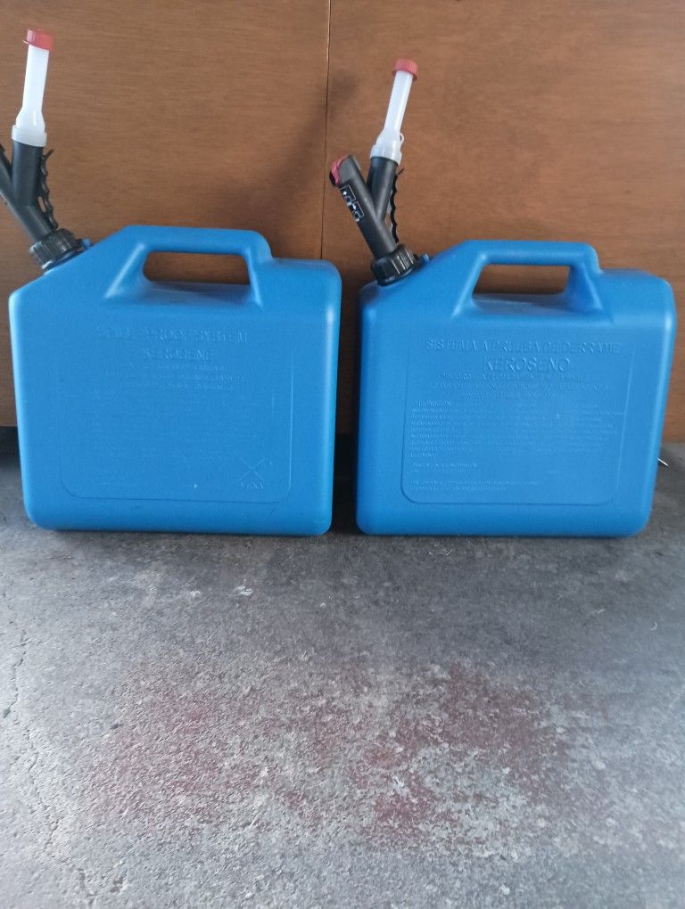 2-Kerosene Cans