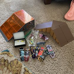 Tech Decks and Skateboard Ramps 