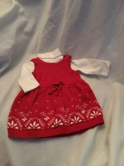 New Baby Girl Christmas Dress