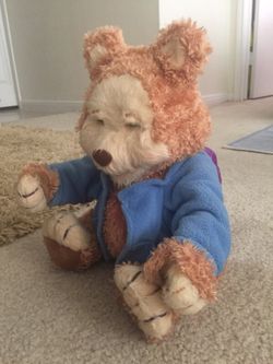 Teddy Ruxpin story telling electronic bear toy