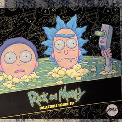 J. Rick And Morty Mondo Collectible Figure Set Adult Swim