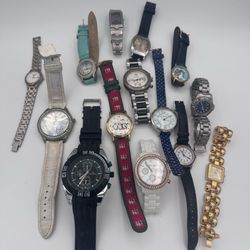 14 Vintage to Modern Mixed Brand Unisex Wrist Watch Lot