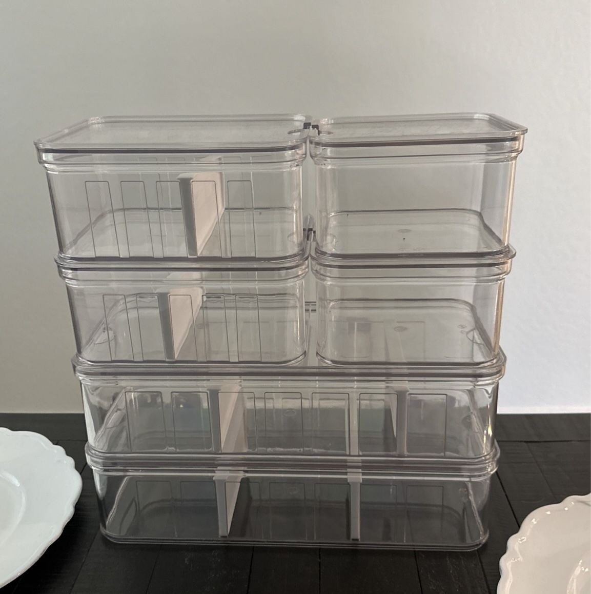 Refrigerator Storage Bins-Set Of 5- Brand NEW